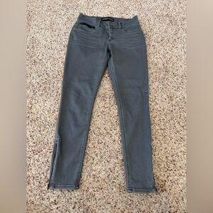 Express Dark Gray Skinny Jeans for Women